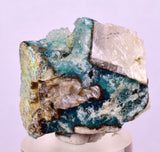 2.9cms DRUZY CHRYSOCOLLA QUARTZ CRYSTAL LILY MINE PERU 2000 YEAR DB331