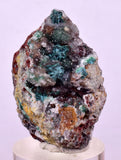 3.7cms DRUZY CHRYSOCOLLA QUARTZ CRYSTAL LILY MINE PERU 2000 YEAR DB332