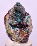 3.7cms DRUZY CHRYSOCOLLA QUARTZ CRYSTAL LILY MINE PERU 2000 YEAR DB332