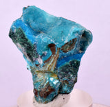 2.9cms DRUZY CHRYSOCOLLA QUARTZ CRYSTAL LILY MINE PERU 2000 YEAR DB333