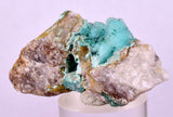 5cms DRUZY CHRYSOCOLLA QUARTZ CRYSTAL LILY MINE PERU 2000 YEAR DB334
