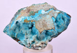 5.7cms DRUZY CHRYSOCOLLA QUARTZ CRYSTAL LILY MINE PERU 2000 YEAR DB335