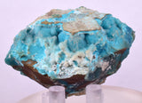 5.7cms DRUZY CHRYSOCOLLA QUARTZ CRYSTAL LILY MINE PERU 2000 YEAR DB335