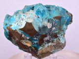 5.7cms DRUZY CHRYSOCOLLA QUARTZ CRYSTAL LILY MINE PERU 2000 YEAR DB335