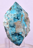 5.7cms DRUZY CHRYSOCOLLA QUARTZ CRYSTAL LILY MINE PERU 2000 YEAR DB335