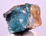 2.6cms DRUZY CHRYSOCOLLA QUARTZ CRYSTAL LILY MINE PERU 2000 YEAR DB336