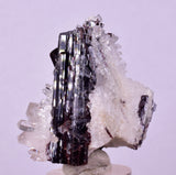 4.4cms RED HUBNERITE QUARTZ CRYSTALS MINERAL SPECIMEN COLLECTOR PERU MB210