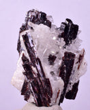 4.2cms RED HUBNERITE QUARTZ CRYSTALS MINERAL SPECIMEN COLLECTOR PERU MB213
