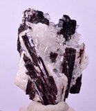 4.2cms RED HUBNERITE QUARTZ CRYSTALS MINERAL SPECIMEN COLLECTOR PERU MB213