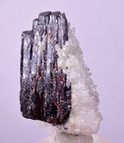 4.4cms RED HUBNERITE QUARTZ CRYSTALS MINERAL SPECIMEN COLLECTOR PERU MB214