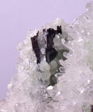 4.4cms RED HUBNERITE QUARTZ CRYSTALS MINERAL SPECIMEN COLLECTOR PERU MB214