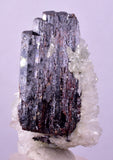 4.4cms RED HUBNERITE QUARTZ CRYSTALS MINERAL SPECIMEN COLLECTOR PERU MB214