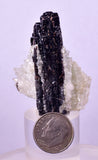 4.5cms RED HUBNERITE QUARTZ CRYSTALS MINERAL SPECIMEN COLLECTOR PERU MB215