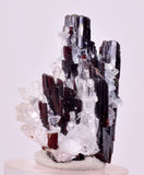 2.9cms RED HUBNERITE QUARTZ CRYSTALS MINERAL SPECIMEN COLLECTOR PERU MB216
