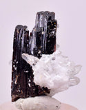 2.9cms RED HUBNERITE QUARTZ CRYSTALS MINERAL SPECIMEN COLLECTOR PERU MB216