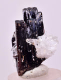 2.9cms RED HUBNERITE QUARTZ CRYSTALS MINERAL SPECIMEN COLLECTOR PERU MB216