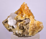 11.5cms GOLDEN SELENITE HALITE CRYSTAL PERU GOLDEN  TB142