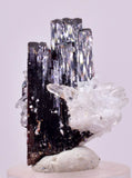 2.9cms RED HUBNERITE QUARTZ CRYSTALS MINERAL SPECIMEN COLLECTOR PERU MB216