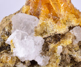 11.5cms GOLDEN SELENITE HALITE CRYSTAL PERU GOLDEN  TB142