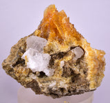 11.5cms GOLDEN SELENITE HALITE CRYSTAL PERU GOLDEN  TB142
