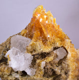 11.5cms GOLDEN SELENITE HALITE CRYSTAL PERU GOLDEN  TB142