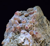6.9cms GEM RHODOCHROSITE CRYSTALS PERU UCHUCCHACUA MINE MINERAL SPECIMEN RB690