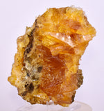 10cms GOLDEN SELENITE TWIN CRYSTAL PERU MINERAL SPECIMEN TB143