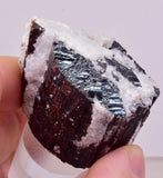 4.3cms RED HUBNERITE QUARTZ CRYSTALS MINERAL SPECIMEN COLLECTOR PERU MB219