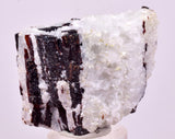 4.3cms RED HUBNERITE QUARTZ CRYSTALS MINERAL SPECIMEN COLLECTOR PERU MB219