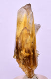 5cms GOLDEN SELENITE TWIN CRYSTAL PERU MINERAL SPECIMEN TB144