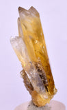 5cms GOLDEN SELENITE TWIN CRYSTAL PERU MINERAL SPECIMEN TB144