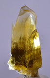 5cms GOLDEN SELENITE TWIN CRYSTAL PERU MINERAL SPECIMEN TB144