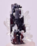 3.3cms RED HUBNERITE QUARTZ CRYSTALS MINERAL SPECIMEN COLLECTOR PERU MB221