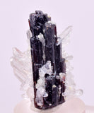 3.3cms RED HUBNERITE QUARTZ CRYSTALS MINERAL SPECIMEN COLLECTOR PERU MB221