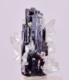 3.3cms RED HUBNERITE QUARTZ CRYSTALS MINERAL SPECIMEN COLLECTOR PERU MB221