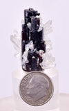 3.3cms RED HUBNERITE QUARTZ CRYSTALS MINERAL SPECIMEN COLLECTOR PERU MB221