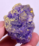 4.9cms COQUIMBITE COPIATITE CRYSTALS PERU MINERAL SPECIMEN UB374