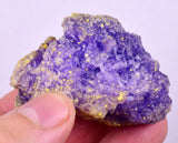 4.9cms COQUIMBITE COPIATITE CRYSTALS PERU MINERAL SPECIMEN UB374