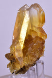 5.9cms GOLDEN SELENITE TWIN CRYSTAL PERU MINERAL SPECIMEN TB145