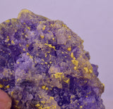 4.9cms COQUIMBITE COPIATITE CRYSTALS PERU MINERAL SPECIMEN UB374