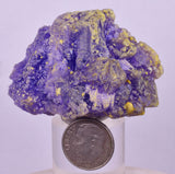 4.9cms COQUIMBITE COPIATITE CRYSTALS PERU MINERAL SPECIMEN UB374