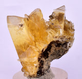 3.2cms GOLDEN SELENITE TWIN CRYSTAL PERU MINERAL SPECIMEN TB146