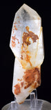 15.4cms SCEPTER QUARTZ SHINY NATURAL CRYSTAL MINERAL QB163