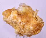 9.5cms GOLDEN SELENITE TWIN CRYSTAL PERU MINERAL SPECIMEN TB148