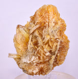 9.5cms GOLDEN SELENITE TWIN CRYSTAL PERU MINERAL SPECIMEN TB148