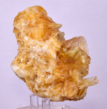 9.5cms GOLDEN SELENITE TWIN CRYSTAL PERU MINERAL SPECIMEN TB148