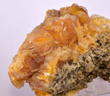 17cms GOLDEN SELENITE TWIN CRYSTAL PERU MINERAL SPECIMEN TB149