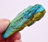 29Grams  BLUE OPAL PERU ROUGH SCENIC CARIBEAN TURQUOISE COLOR OB204