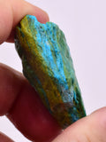 29Grams  BLUE OPAL PERU ROUGH SCENIC CARIBEAN TURQUOISE COLOR OB204
