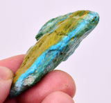 29Grams  BLUE OPAL PERU ROUGH SCENIC CARIBEAN TURQUOISE COLOR OB204